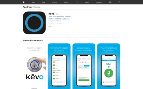 ‎Kevo on the App Store