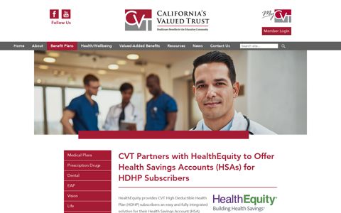 CVT Partners with HealthEquity to Offer Health Savings ...