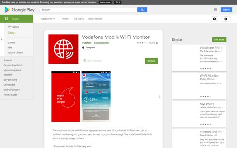 Vodafone Mobile Wi-Fi Monitor - Apps on Google Play