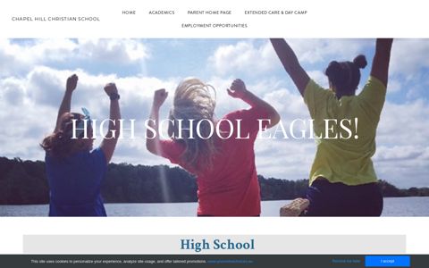 High School - CHAPEL HILL CHRISTIAN SCHOOL