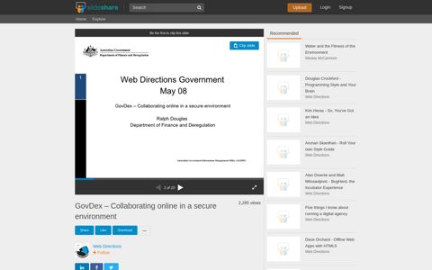 GovDex – Collaborating online in a secure environment