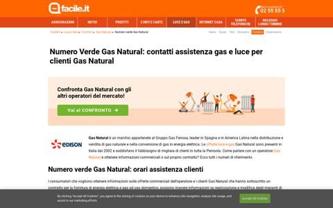 Numero Verde Gas Natural: contatti assistenza gas e luce ...