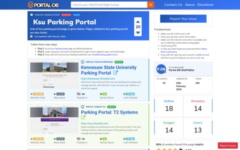 Ksu Parking Portal