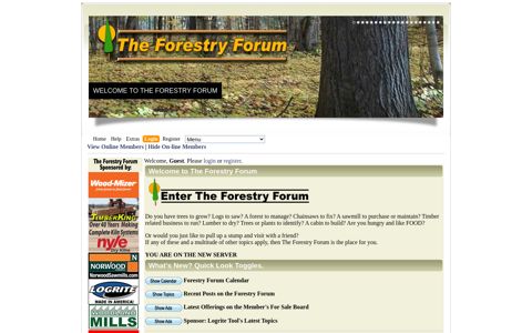 Login - The Forestry Forum