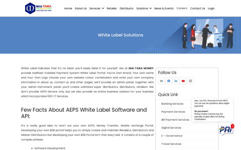 White Label Solutions – MAI TARA MONEY