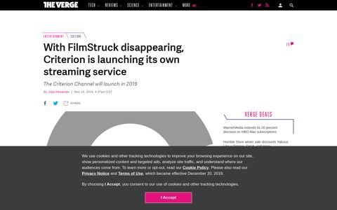With FilmStruck disappearing, Criterion is launching its own ...