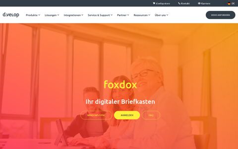 foxdox | Ihr Digitaler Briefkasten - Jetzt einloggen - d.velop