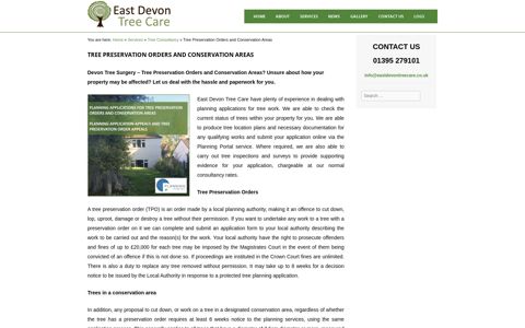 Tree Preservation Orders and Conservation Areas | Devon ...