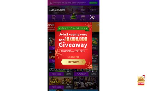 GameMania | Kenya best and safest online casino betting site