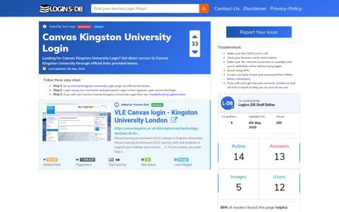 Canvas Kingston University Login - Logins-DB