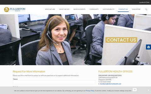 Contact Us - Fullerton Health