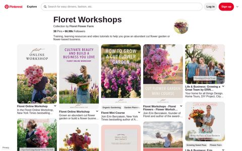 Floret Workshops - Pinterest
