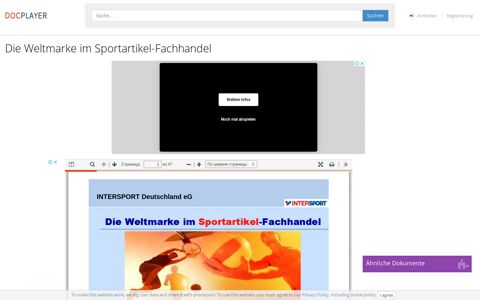 Die Weltmarke im Sportartikel-Fachhandel - PDF Kostenfreier ...