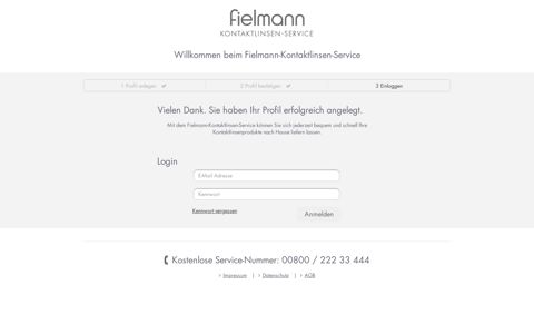 Login - Kontaktlinsen online bestellen bei Fielmann