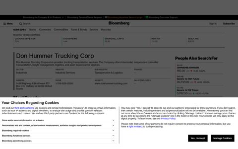 Don Hummer Trucking Corp - Company Profile and News ...