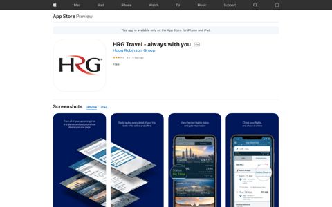 ‎HRG Travel - always with you on the App Store