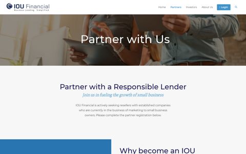 Partners - IOU Financial
