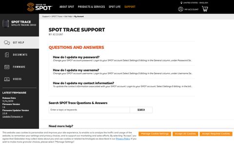 User Support and FAQs | Saved by SPOT - SPOT Satellite ...