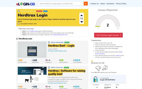 Herdtrax Login - A database full of login pages from all over ...