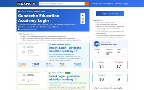 Gundecha Education Academy Login - Logins-DB