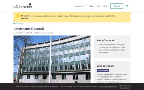 Lewisham Council - A2Dominion