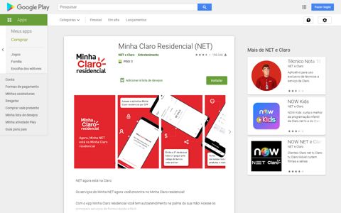 Minha Claro Residencial (NET) – Apps no Google Play