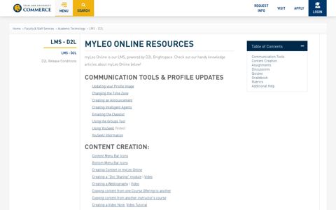 myLeo Online Resources - Texas A&M University-Commerce