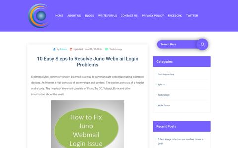 10 Easy Steps to Resolve Juno Webmail Login Problems - All ...