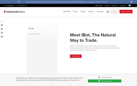 Meet IBot, The Natural Way to Trade. - Interactive Brokers