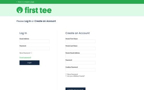 Login - Create an Account