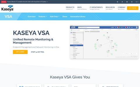 RMM Software - Remote Monitoring and ... - Kaseya