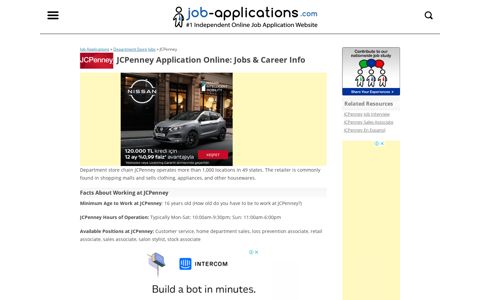 JCPenney Application, Jobs & Careers Online