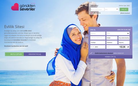 Evlilik Sitesi | İslami Evlilik Sitesi | Gönülden Sevenler