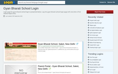 Gyan Bharati School Login - Loginii.com