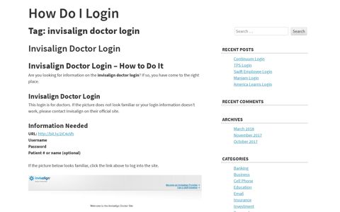 invisalign doctor login – How Do I Login