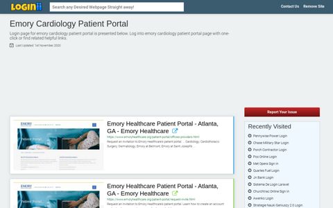 Emory Cardiology Patient Portal - Loginii.com