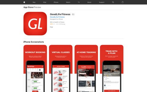 ‎GoodLife Fitness on the App Store