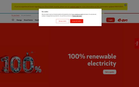 Gas and electricity supplier | Renewable energy | E.ON