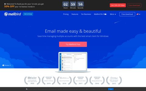 Manage multiple accounts with the best email client 2020