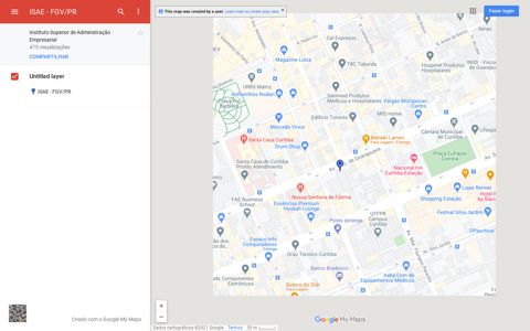 ISAE - FGV/PR - Google My Maps