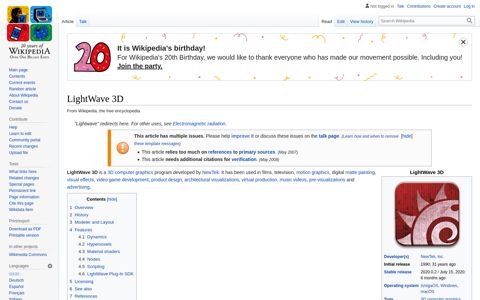LightWave 3D - Wikipedia
