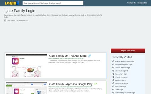 Igate Family Login - Loginii.com