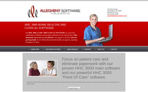 Allegheny Software Publishers | HHC 3000 and HHC 3000 ...
