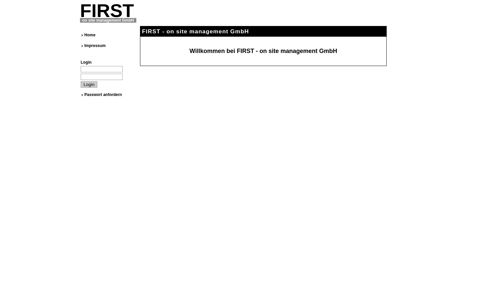 FIRST - on site management GmbH