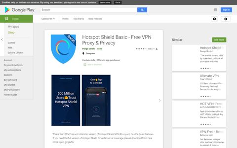 Hotspot Shield Basic - Free VPN Proxy & Privacy - Apps on ...