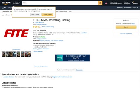 FITE - MMA, Wrestling, Boxing: Appstore for ... - Amazon.com