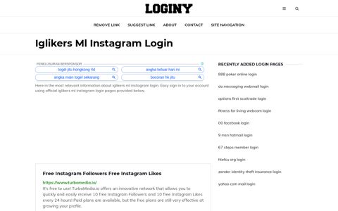 Iglikers Ml Instagram Login ✔️ One Click Login - loginy.co.uk