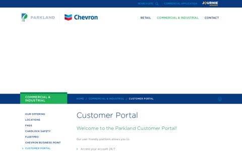 Customer Portal - Parkland Fuel | Chevron