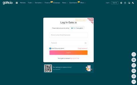 User Login/Signup - Gate.io | Bitcoin Exchange | Bitcoin Price ...