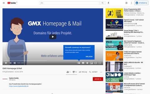 GMX Homepage & Mail - YouTube